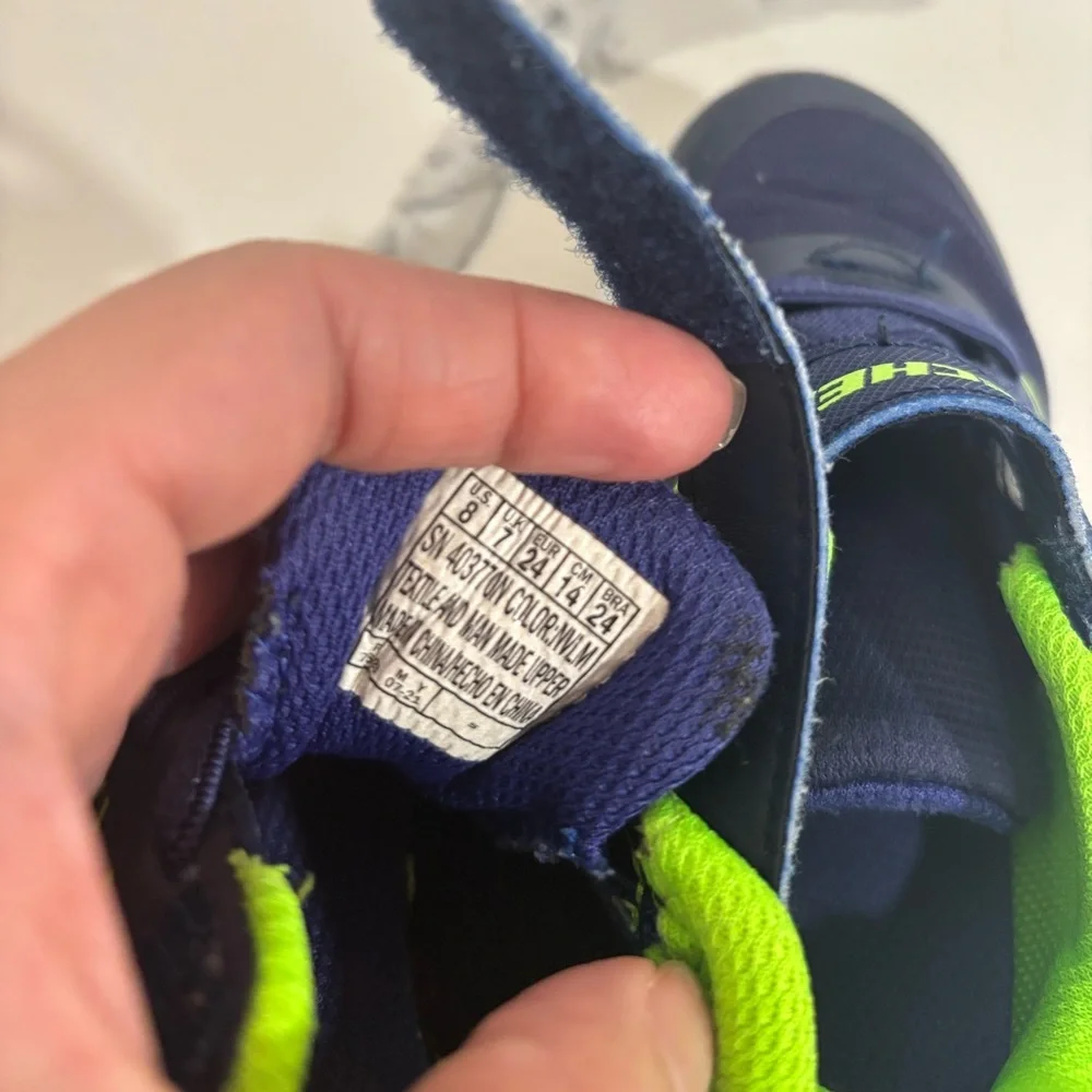 Skechers Child Microspec-Texlor Sneaker Size 8c